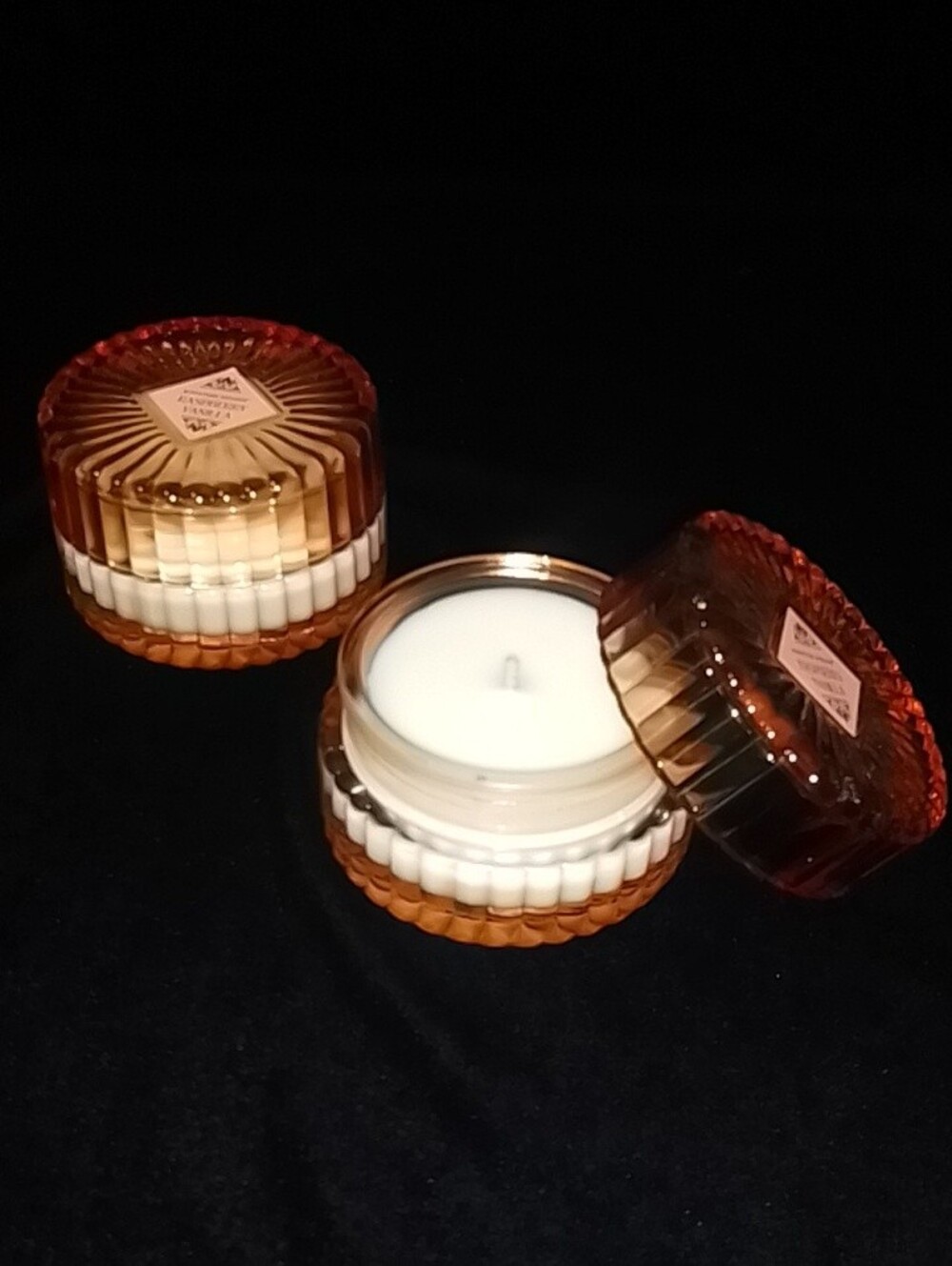 Kirkton House Raspberry Vanilla Ribbed Candle 2pk - Picture 3 of 6
